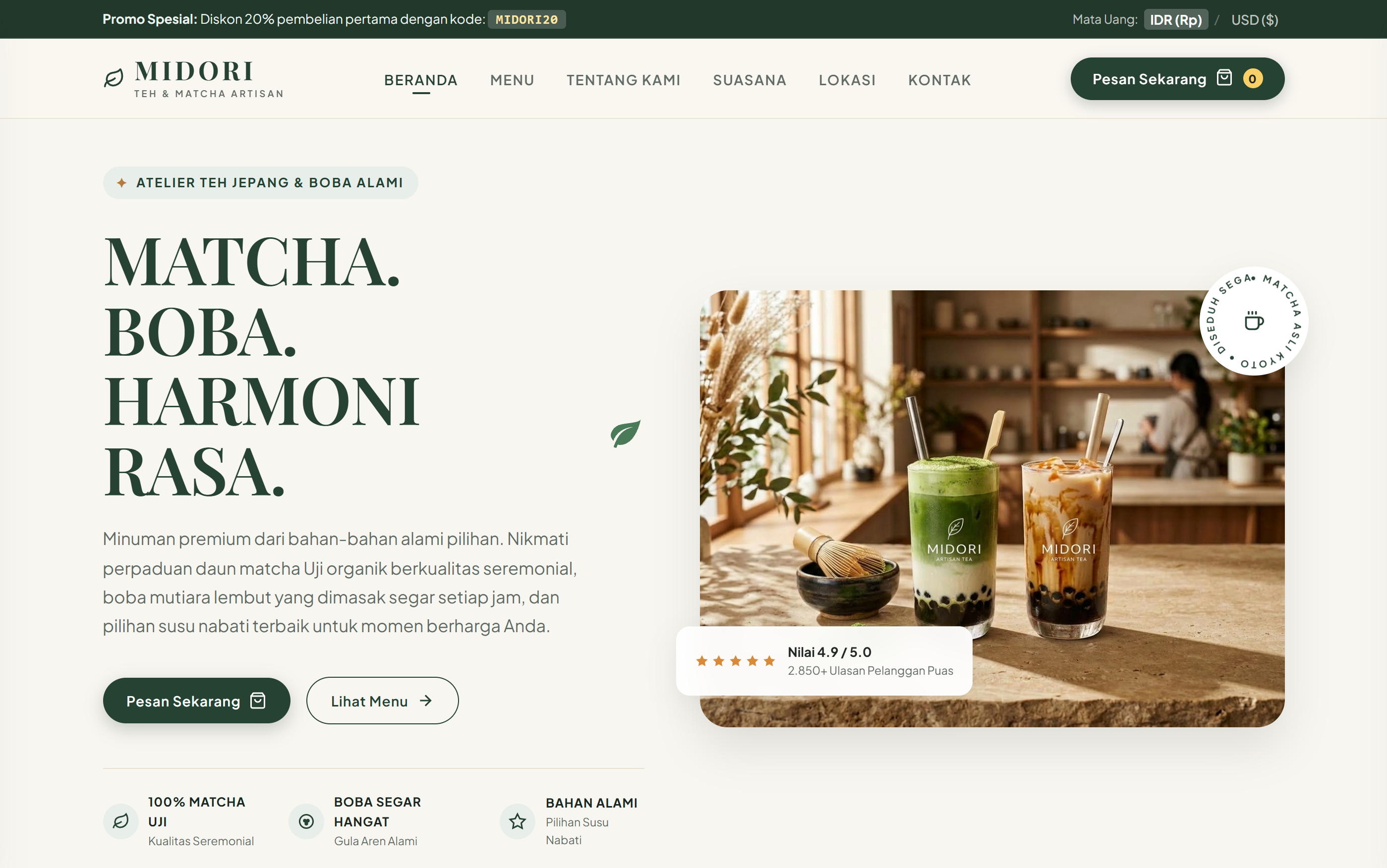 Midori Matcha & Coffee Atelier